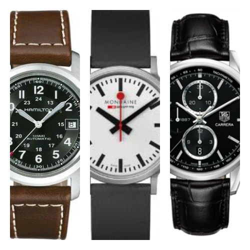 affordable leather watches